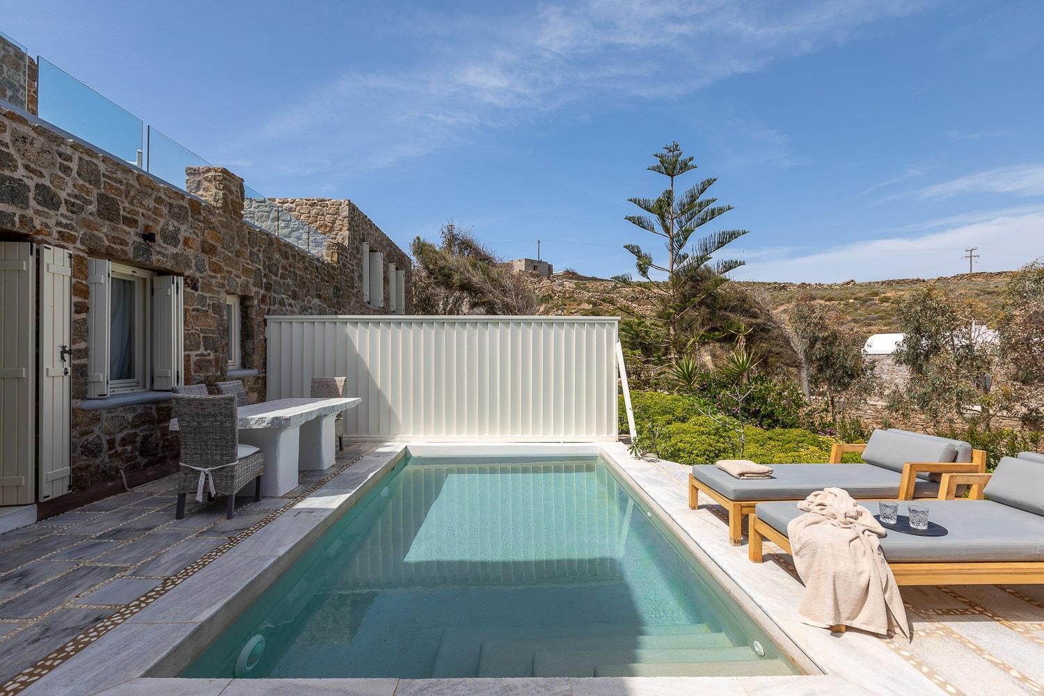 Mykonos Dream Villas Fteliá Szoba fotó